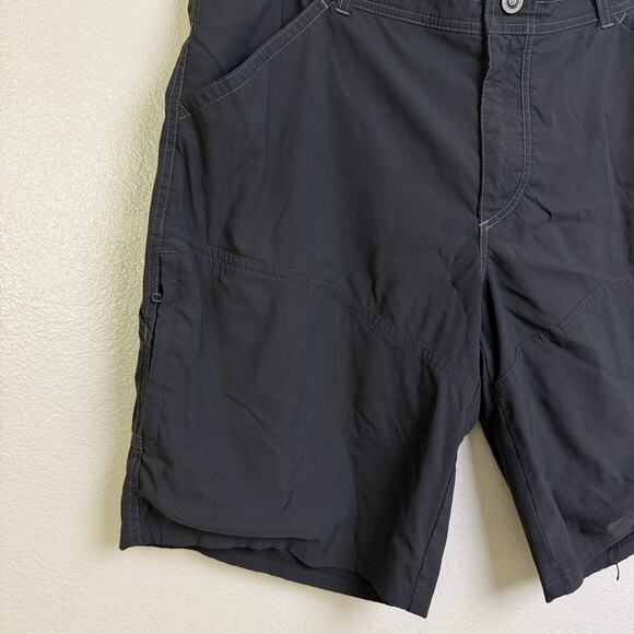 Kuhl Renegade Shorts Mens 38 Gray Hiking Outdoors Cargo Trail Trek Lightweight - Picture 2 of 10